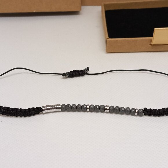 NWT Joycuff Morse Code Handmade "You Got This" Unisex Adjustable Bracelet #15 - Picture 13 of 16